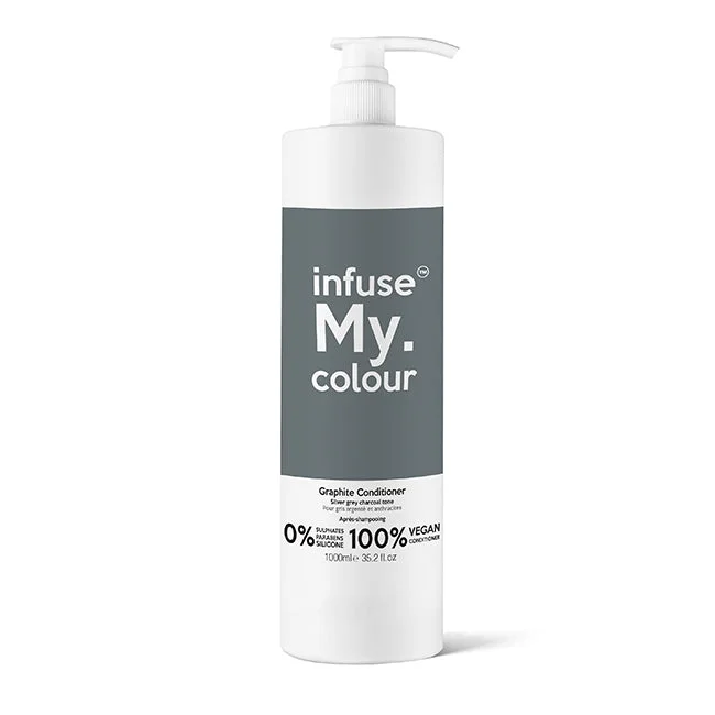 how to treat hair thinning from stress -Infuse My Colour Graphite Conditioner by Infuse My Colour for Unisex - 35.2 oz Conditioner