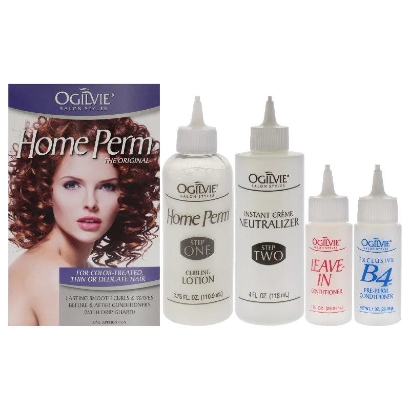 how to prevent scalp irritation from hair dye -Ogilvie Salon Styles Home Perm The Original For Color Treated Thin Or Delicate Hair by Ogilvie Salon Styles for Women - 1 Application Treatment