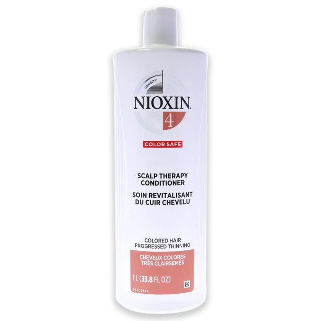 scalp massagers for hair growth -Nioxin System 4 Scalp Therapy Conditioner by Nioxin for Unisex - 33.8 oz Conditioner