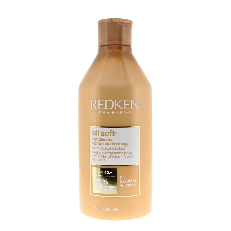 anti-frizz hair oil for long-lasting results -Redken All Soft Conditioner pH Balanced 16.9oz