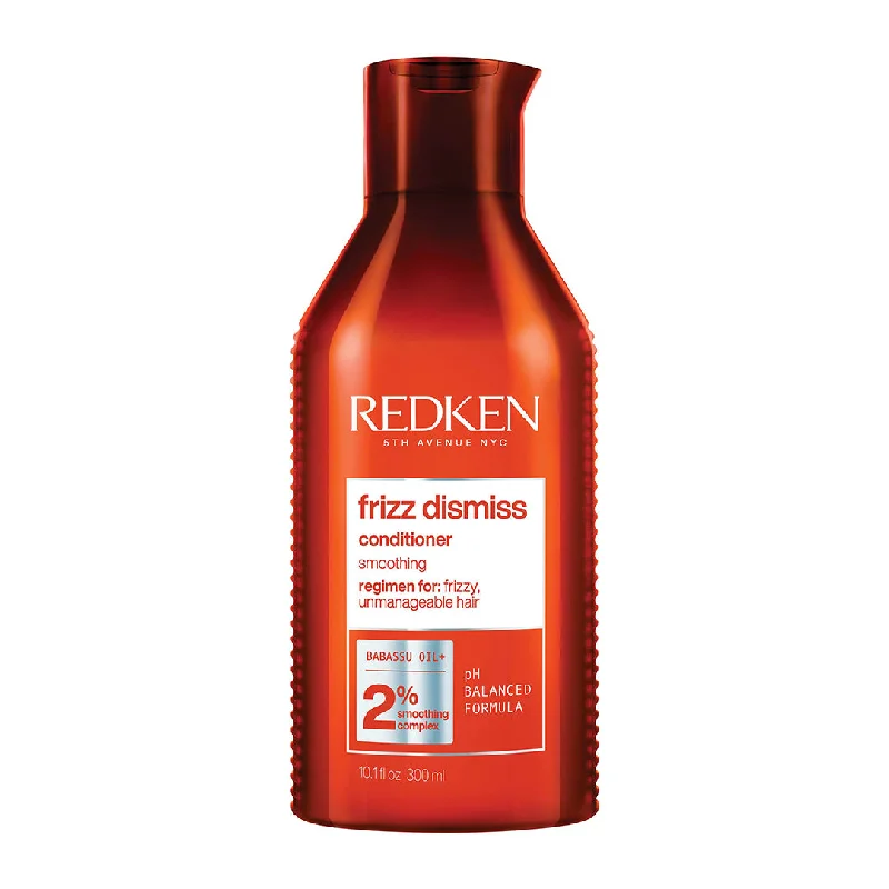 tips for reducing heat damage to hair -Redken Frizz Dismiss Sodium Chloride-Free Conditioner 300ml