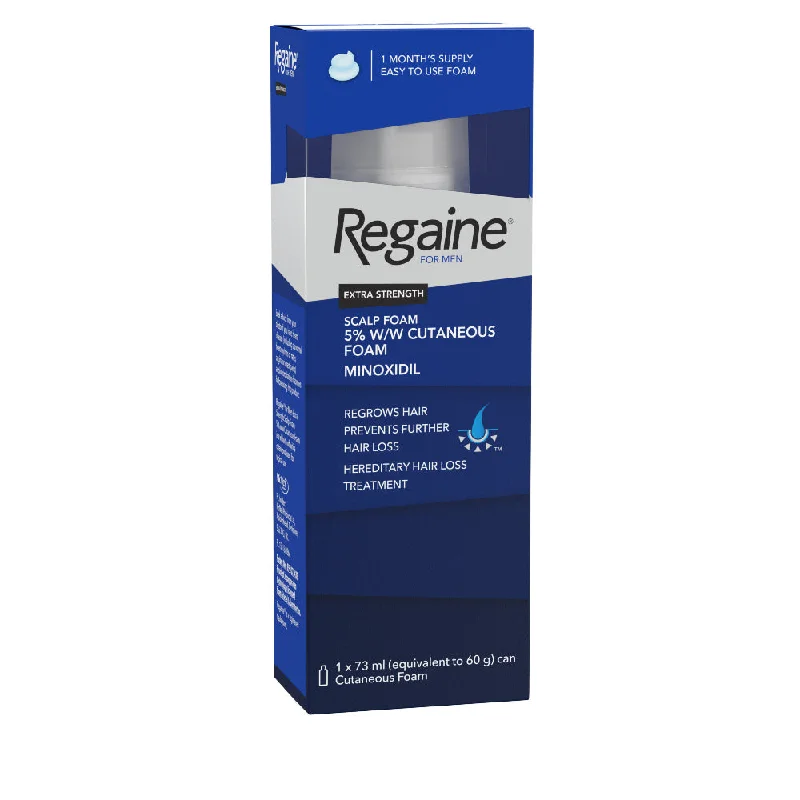 how to prevent hair from getting oily overnight -Regaine for men extra strength foam 5%