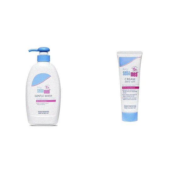 Sebamed Baby gentle wash 400Ml & Sebamed Baby Cream Extra Soft, 50Ml