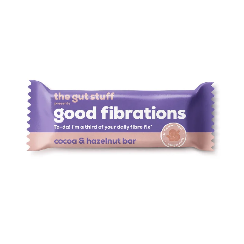 The Gut Stuff Fibrations Cocoa & Hazelnut Gluten Free Bar