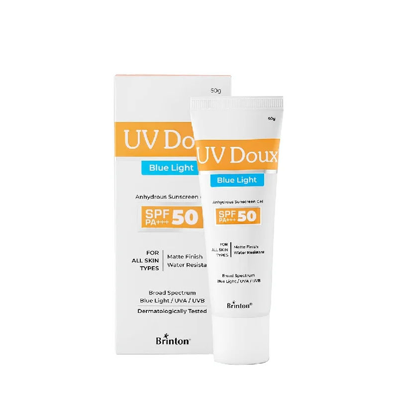 UV Doux Blue Sunscreen Gel SPF 50, 50gm