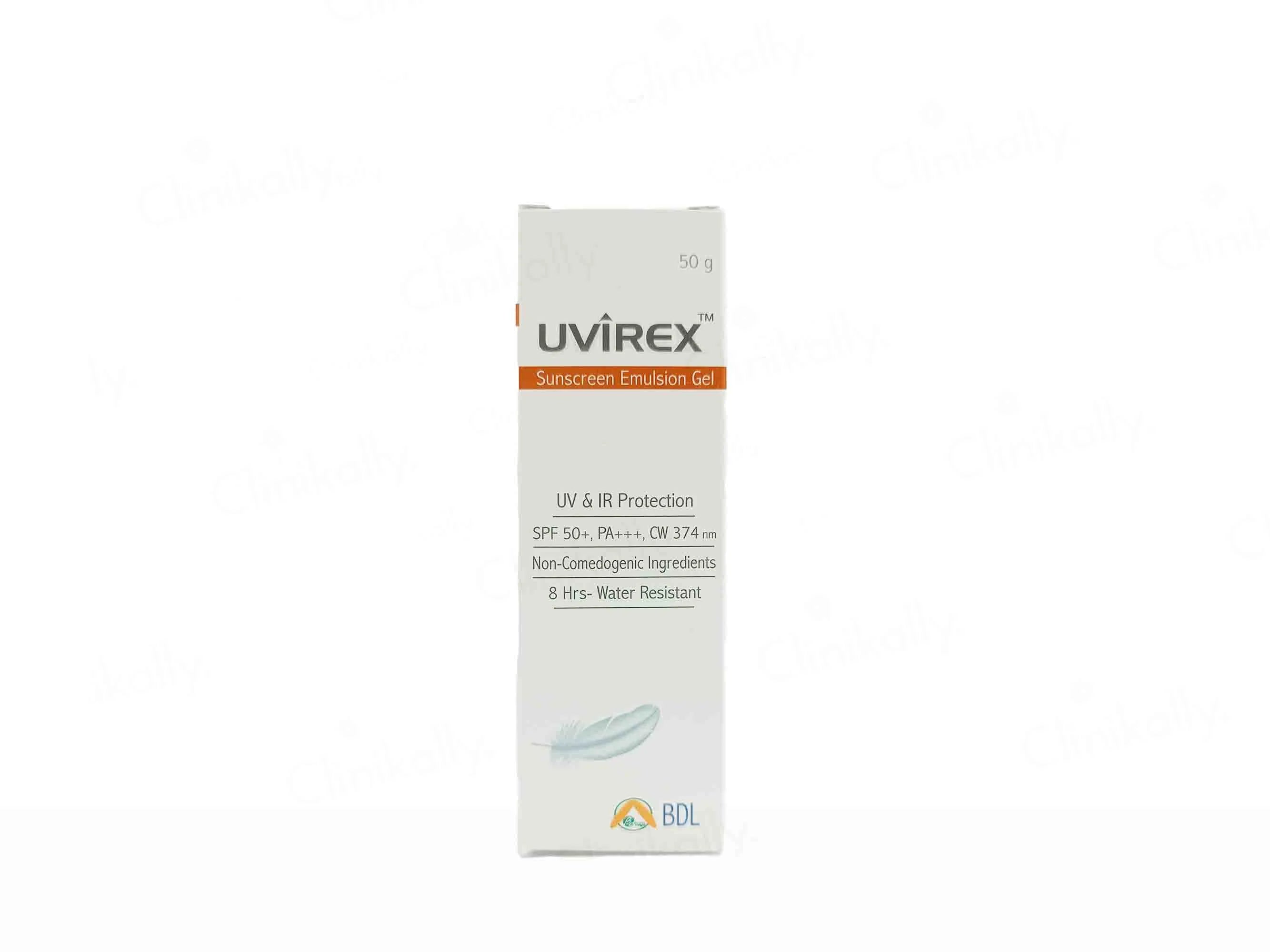 Uvirex sunscreen gel, 50g