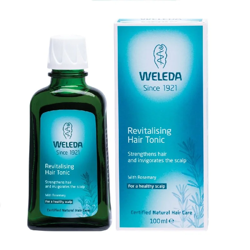 nourishing treatments for dry, coarse hair -Weleda Revitalising Hair Tonic Rosemary 100ml