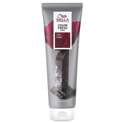 how to maintain hair shine with dry scalp -Wella Color Fresh Rose Blaze Mask 150ml