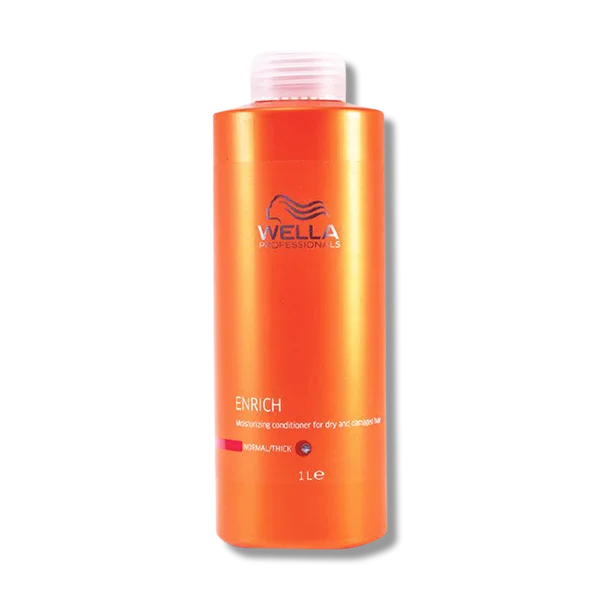 best heat protectant sprays for hair styling -Wella Enrich Conditioner 1L