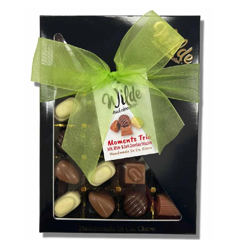 Wilde Irish Chocolates Moments Trio - Milk & Dark and White Chocolate Assortment